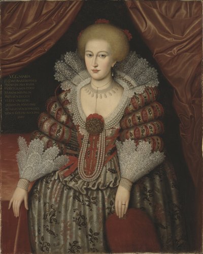 Königin Maria Eleonora, 1619 von Michiel Jansz. van after Mierevelt